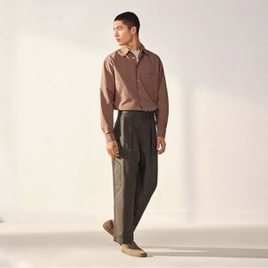 Uniqlo U cotton linen long-sleeve shirt 22ss, NWOT